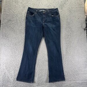 Simply Vera Vera Wang Jeans Womens 14 Blue Cotton Denim Bootcut Workwear Stretch